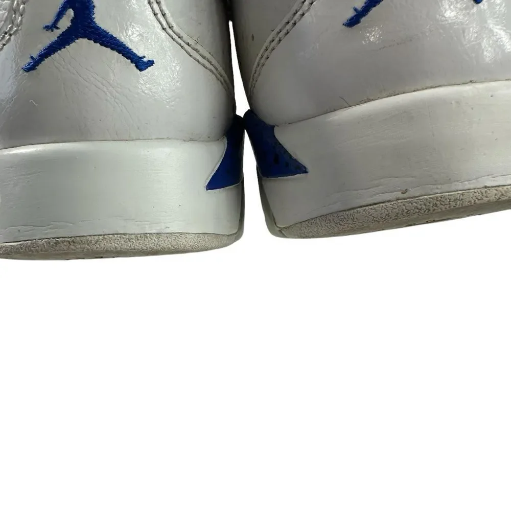 Nike Air Jordan '91 Flight Hyper Royal White Black Basketball Sneaker, Size 5.5Y - Picture 7 of 13